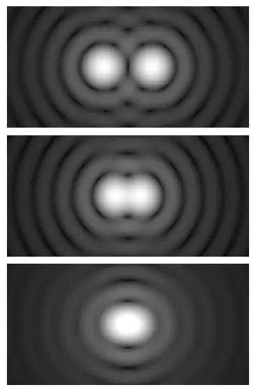 Airy disks and the Rayleigh criterion