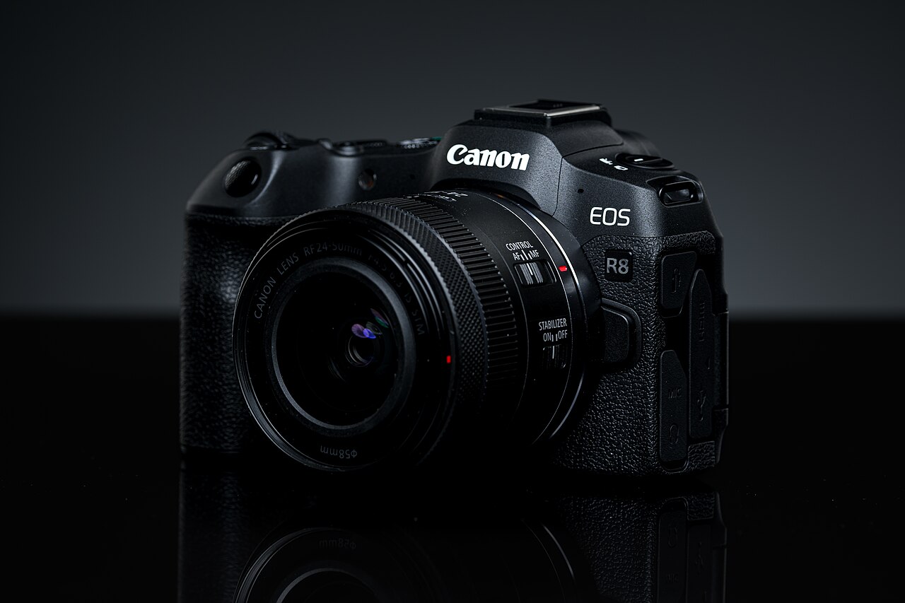 Canon EOS R8 full-frame mirrorless camera