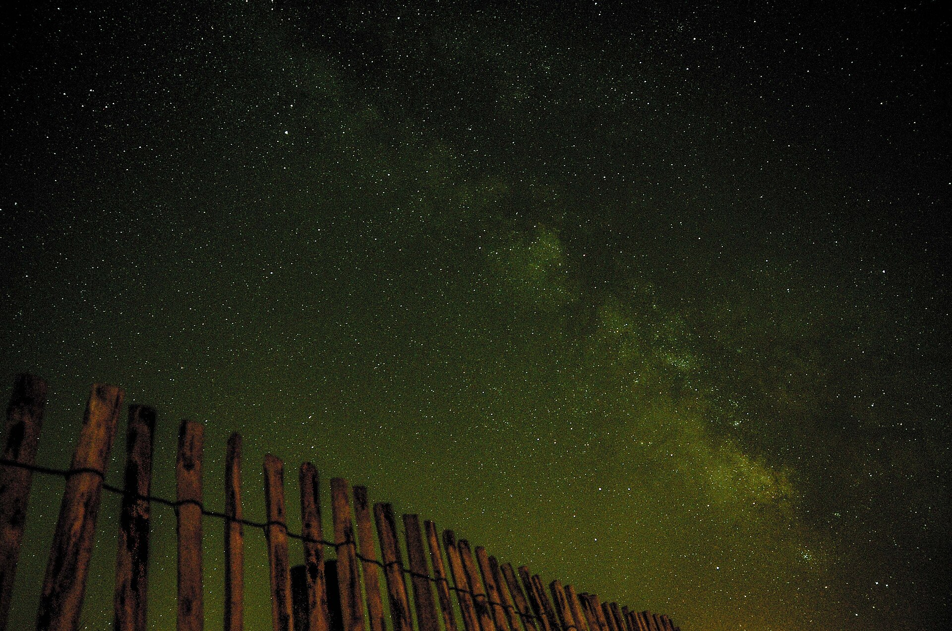 The Milky Way at night
