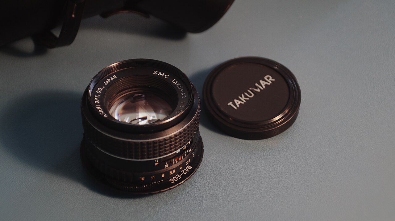 Pentax Takumar 55mm lens with Super-Multi-Coating